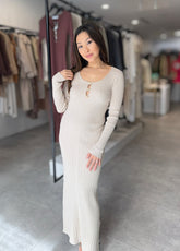 THE SERENA RIBBED MAXI